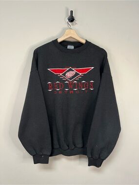 Vtg 90s Detroit Red Wings Crewneck